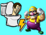 Toaletă Skibidi vs. Wario